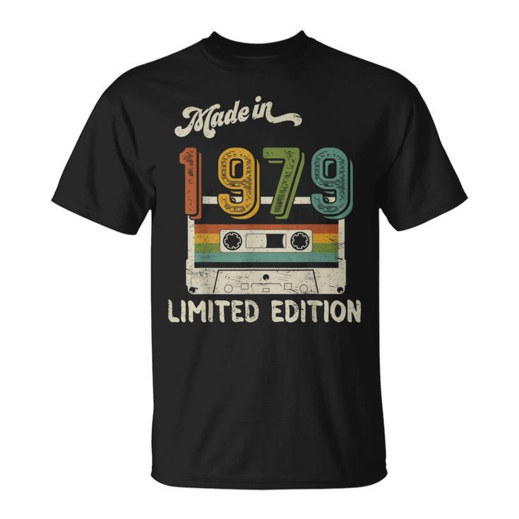 Made In 1979 Limited Edition Vintage 45Th Birthday T-Shirt