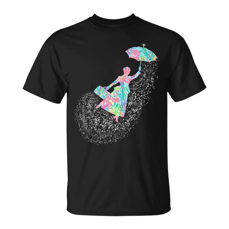 Magical Flying Nanny Glimmer Spoonful Of Sugar T-Shirt