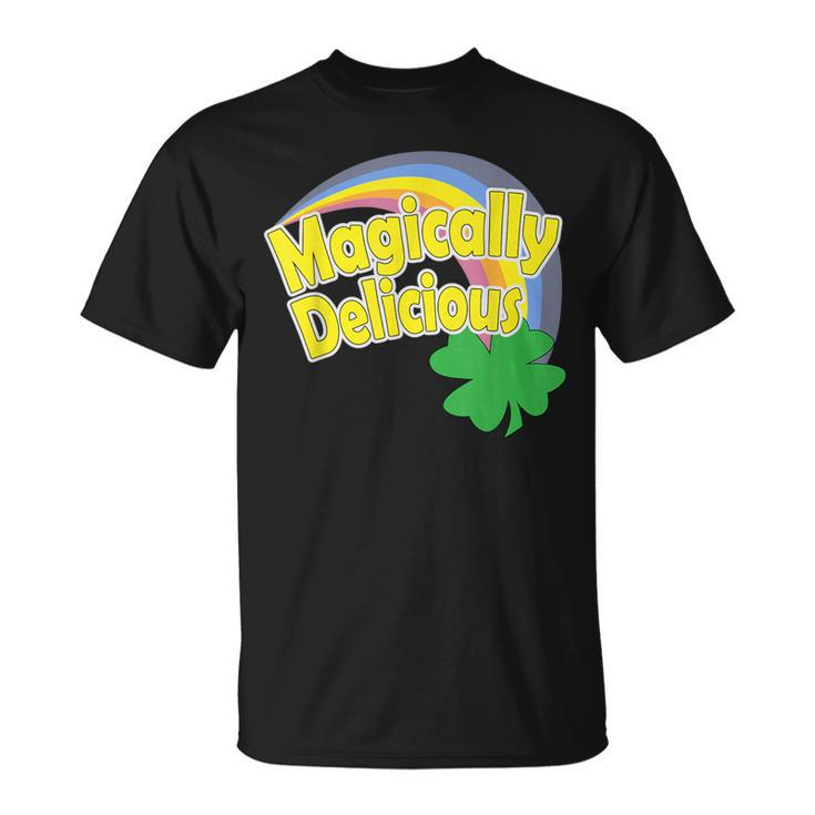 Magically Delicious St Patrick's Day Lucky Charms Rainbow T-Shirt