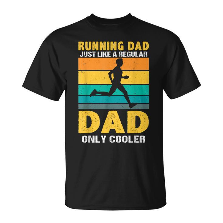 Marathon Run Papa Marathon Runner T-Shirt