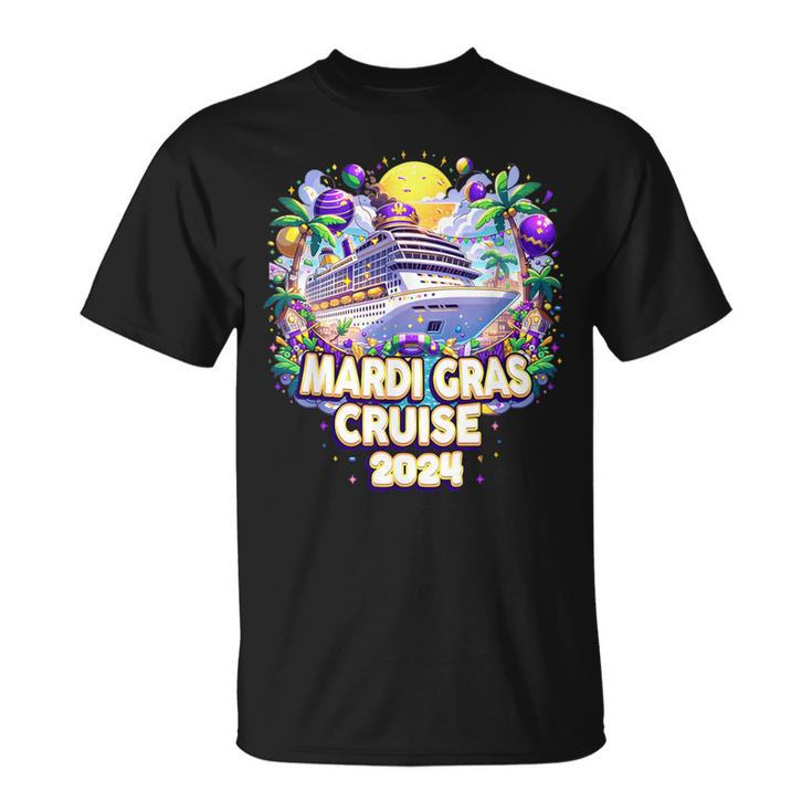 Mardi Gras Cruise 2024 Family Matching Trip New Orleans Men T-Shirt
