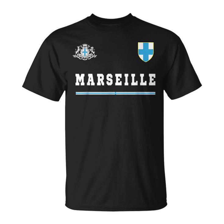 Marseille SportsSoccer Jersey Flag Football T-Shirt