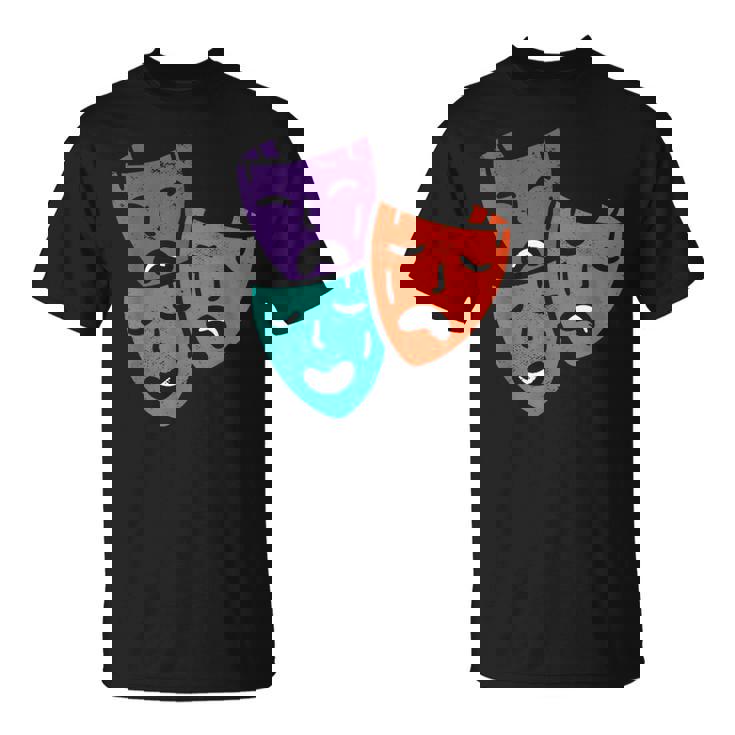 Máscaras De Teatro De Época I Actores I Teatro Camiseta unisex