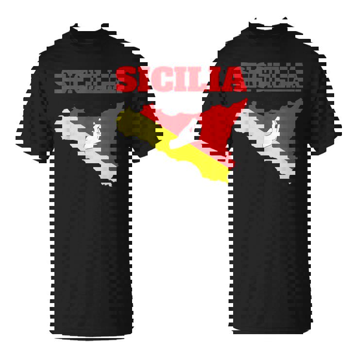 Mata Que Bella Sicilia Camiseta unisex