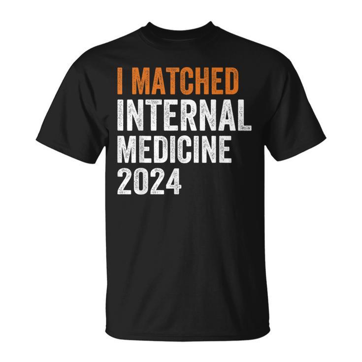 I Matched Internal Medicine Medical Resident 2024 Match Day T-Shirt