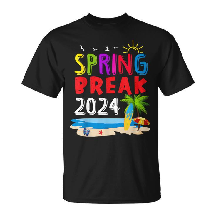 Matching Group Spring Break 2024 Family Vacation Vintage T-Shirt