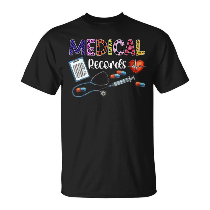 Medical Records Director Medical Records Clerk T-Shirt