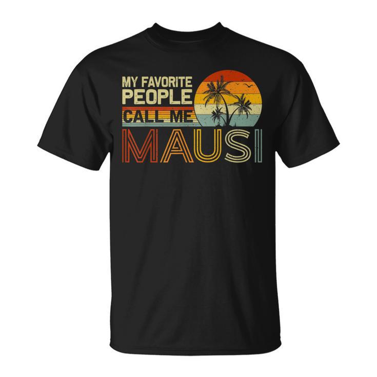 Meine Lieblingsmenschennen Mich Mausiintage Retro Mausi T-Shirt