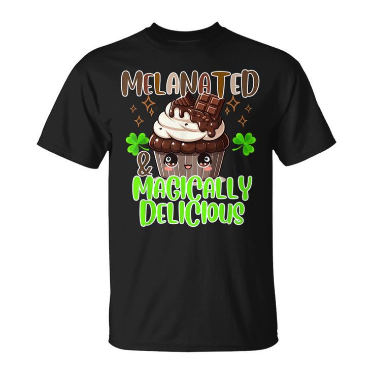 Melanated And Magically Delicious St Patrick's Day T-Shirt