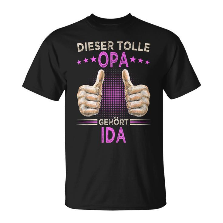 Men's Dieser Tolle Opa Gehört Ida Opi Black T-Shirt