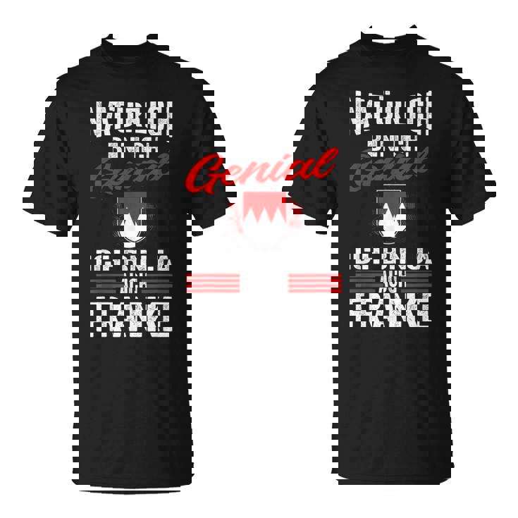 Men's Franke Franken Coat Of Arms Franke Middle Franken T-Shirt