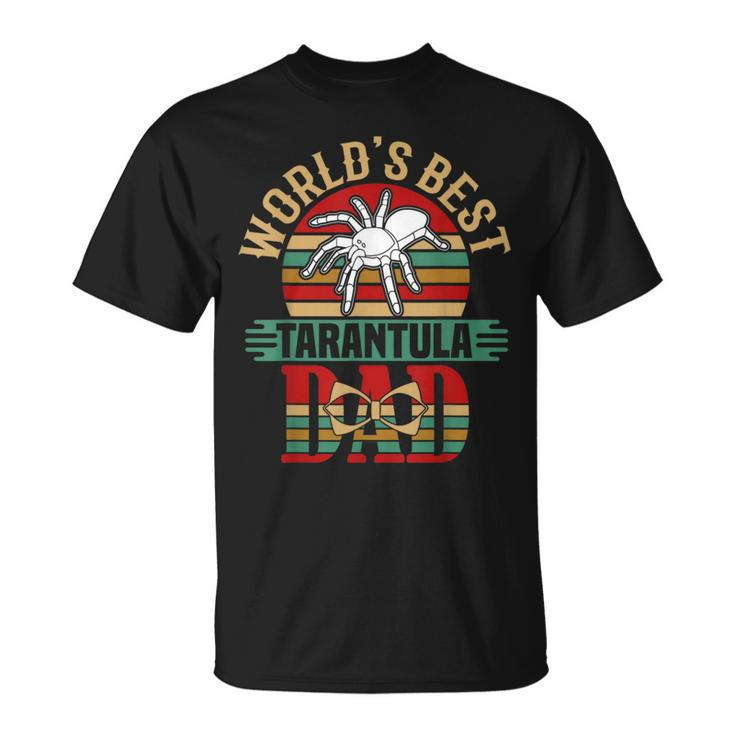 Men's World’S Best Tarantula Dad Tarantula Father's Day T-Shirt
