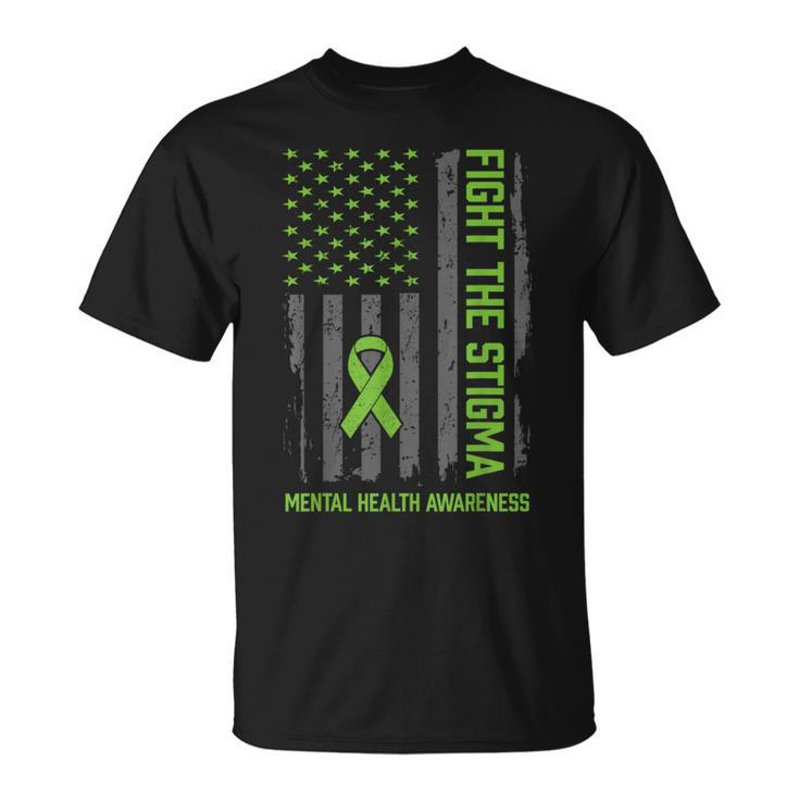 Mental Health Awareness Fight The Stigma Mental Health T-Shirt