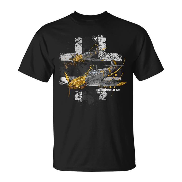 Messerschmitt Bf 109 Wwii Aeroplane History T-Shirt