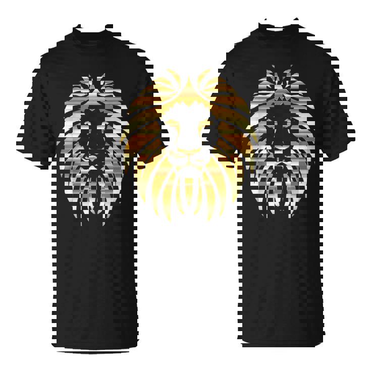 Metallic Gold King Lion Jungle T-Shirt Metallic Gold King Lion Jungle T-Shirt