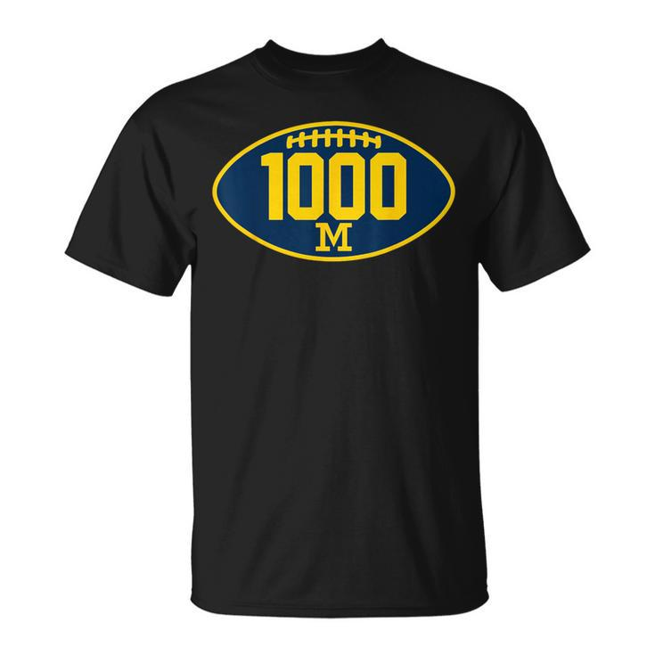 Michigan 1000 Wins Michigan Lovers Reach 1000Th Wins T-Shirt