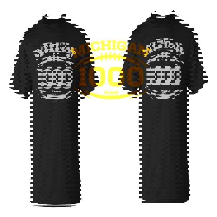 Michigan 1000 Wins Michigan One Thousand Wins T-Shirt