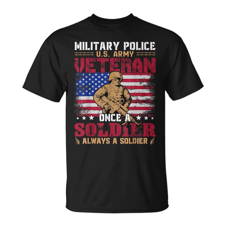 Military Police Us Army Veteran American Cops Police T-Shirt