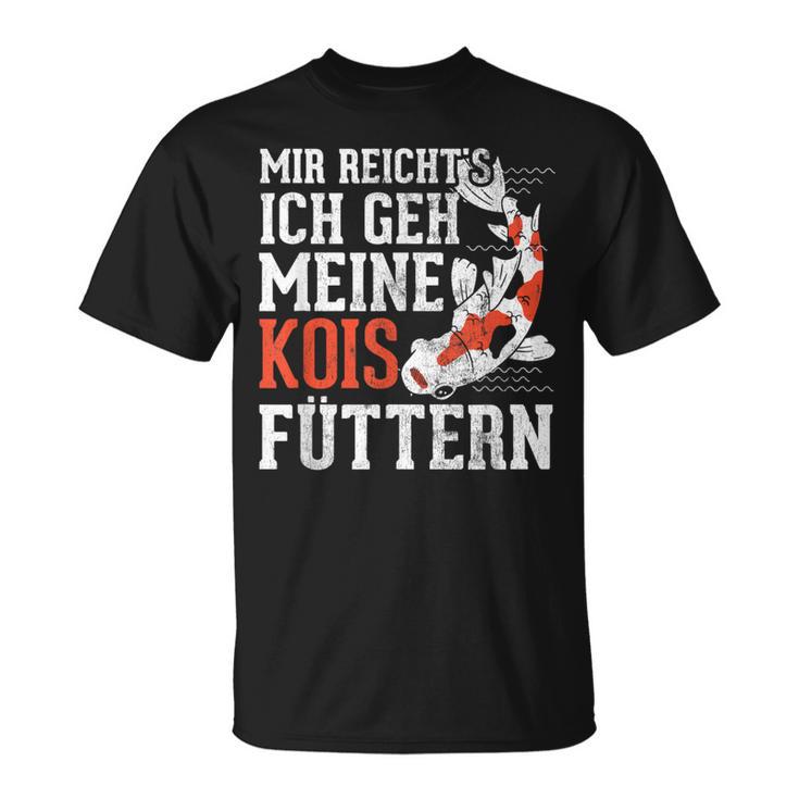 Mir Reicht's Kois Feeding Fish Aquarium Koi T-Shirt