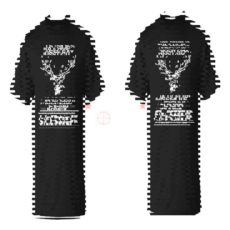 Modèle Pour Chasseur Tète De Cerf T-Shirt