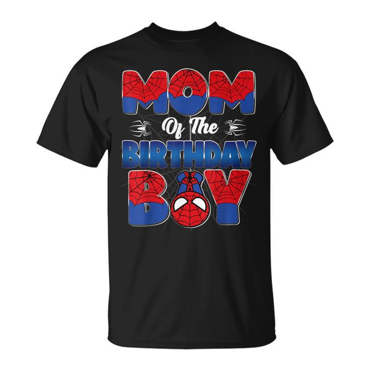 Mom And Dad Birthday Boy Spider Family Matching T-Shirt