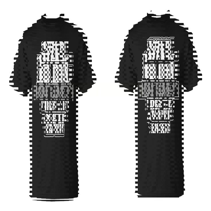 Montgomery Surname Last Name Family Reunion Matching T-Shirt