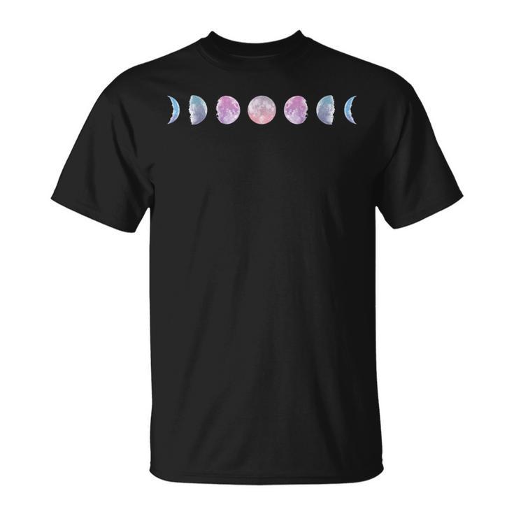 Moon Phases Colorful Moon Phases T-Shirt