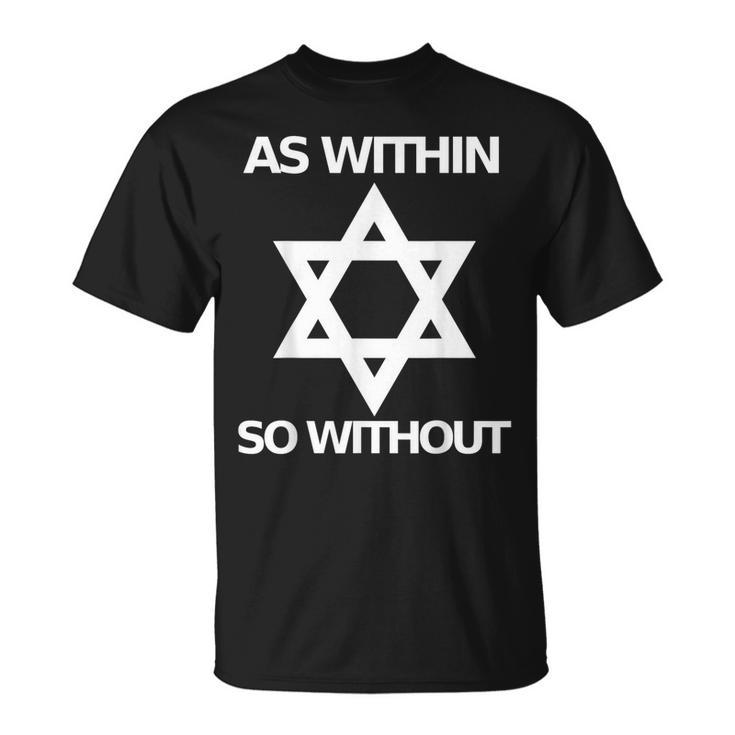 Moorish American As Within So Without Alchemy T-Shirt
