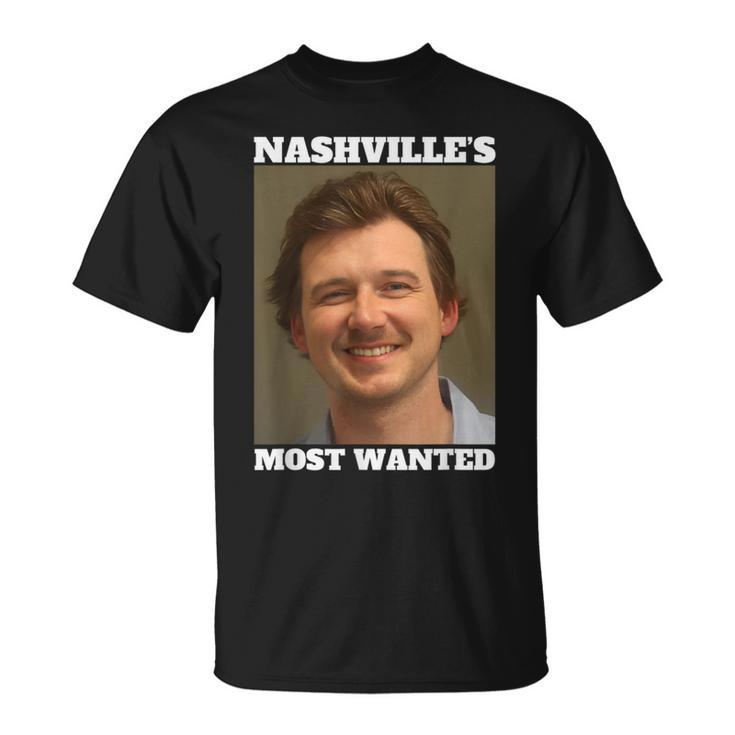 Morgan Hot Nashville's Most Wanted 2024 Shot Photo T-Shirt