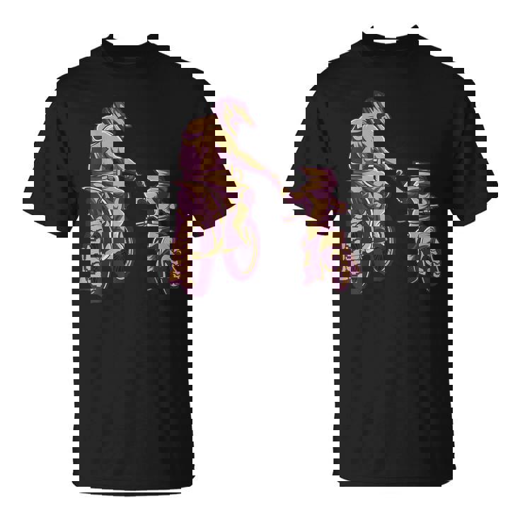 Motocross Padre E Hijo Día Del Padre Camiseta unisex