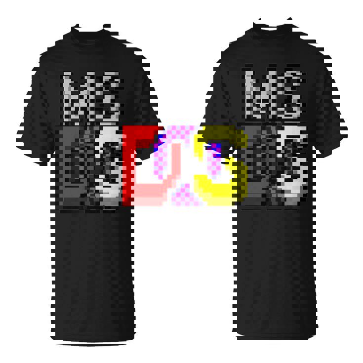 Ms-Dos Iconos Retro Camiseta unisex