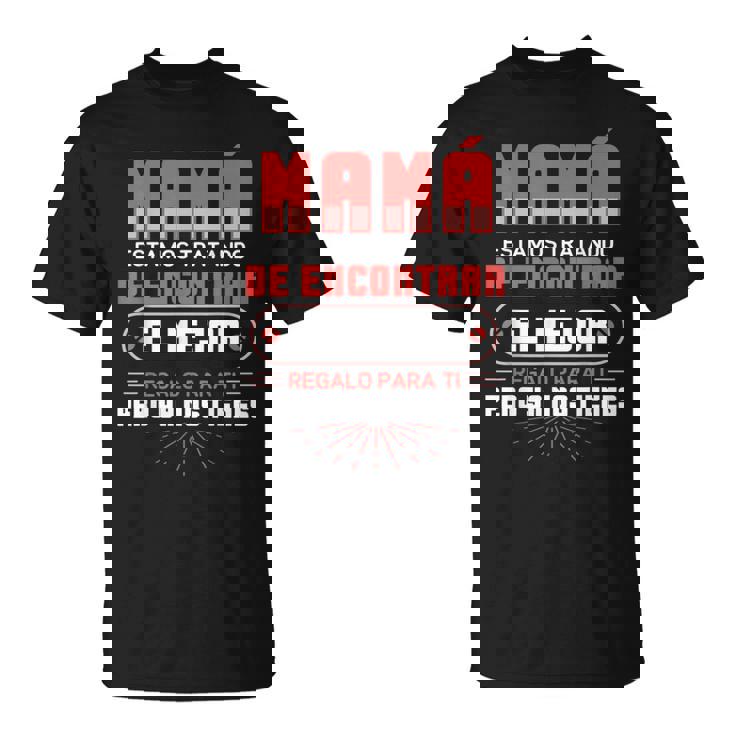 Mujer Día De La Madre Regalo Divertida Mamá E Hija Hijo Camiseta Camiseta unisex