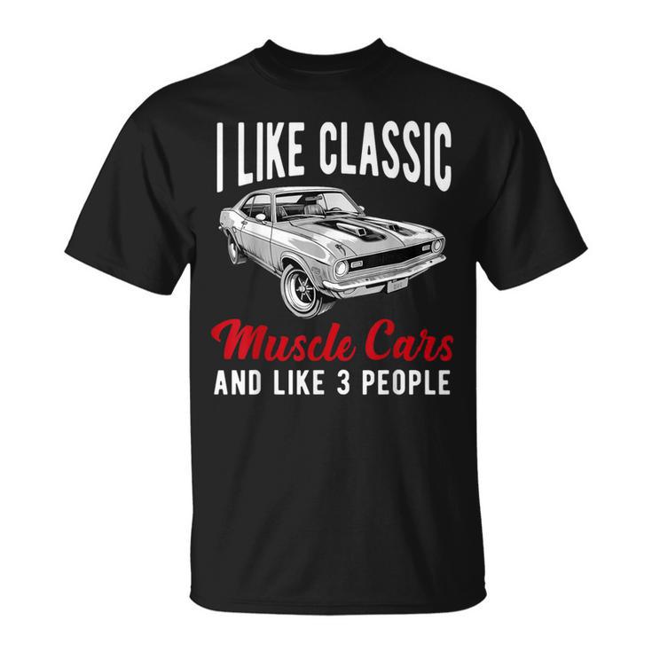 Muscle Car American Classic Muscle Racing Enthusiast T-Shirt