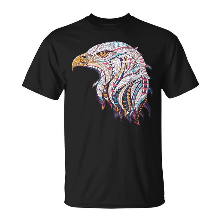 Native American Colorful Patriotic Eagle Beautiful T-Shirt