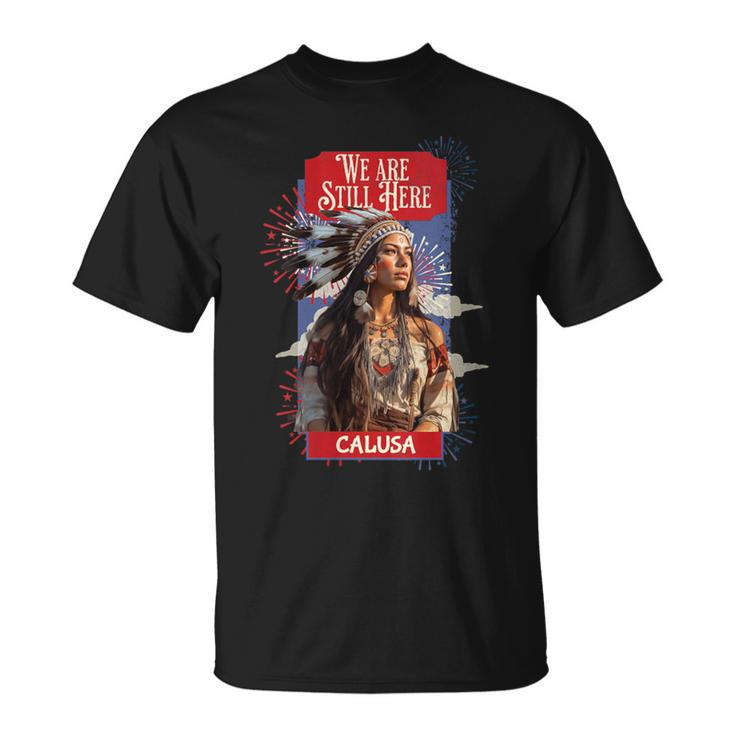 We Are Here Native Indian Proud Heritage T-Shirt
