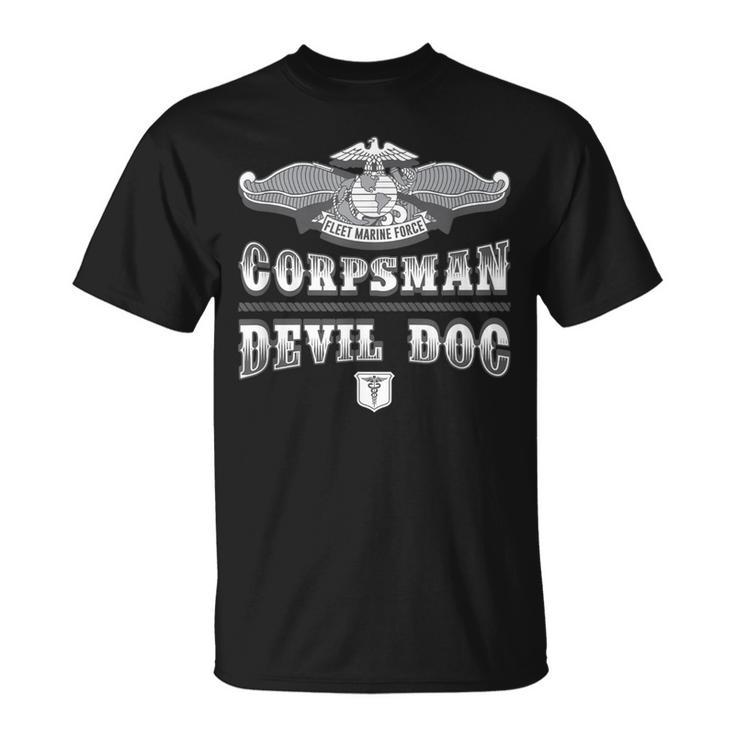 Navy Corpsman Devil Doc Fmf 8404 T-Shirt