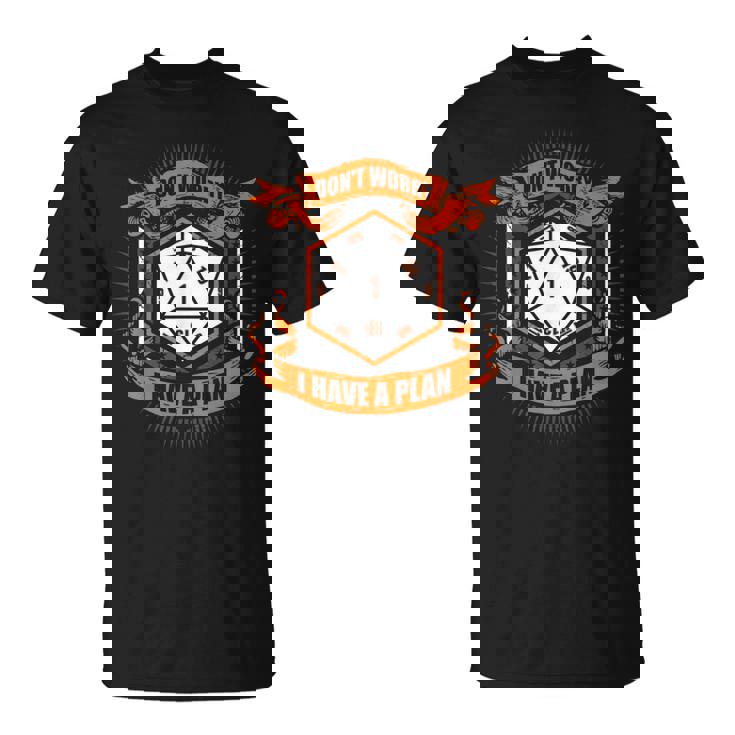 Neous Inquiétez Pas J'ai Un Plan Rpg Jeu De Rôle Joueur T-Shirt