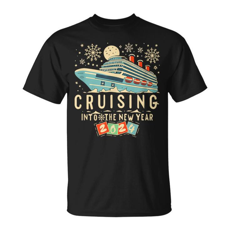 New Year Cruise Squad Happy New Year Vacation Trip 2024 T-Shirt