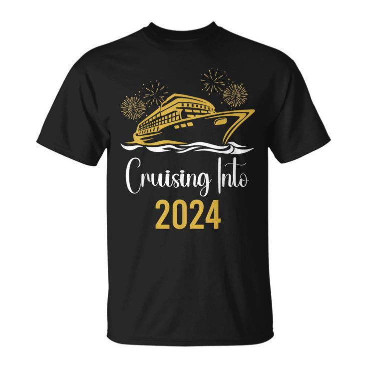 New Years Cruise 2024 Party Family Vacation Matching T-Shirt