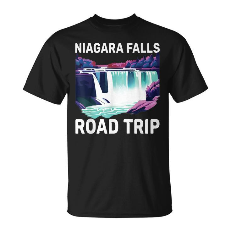 Niagara Falls Road Trip Souvenir Summer Vacation Niagara T-Shirt