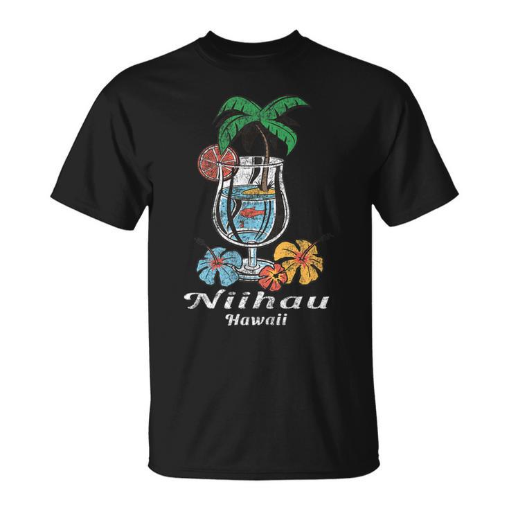 Niihau Hawaii Vacation Souvenir Hawaiian Islands Trip T-Shirt