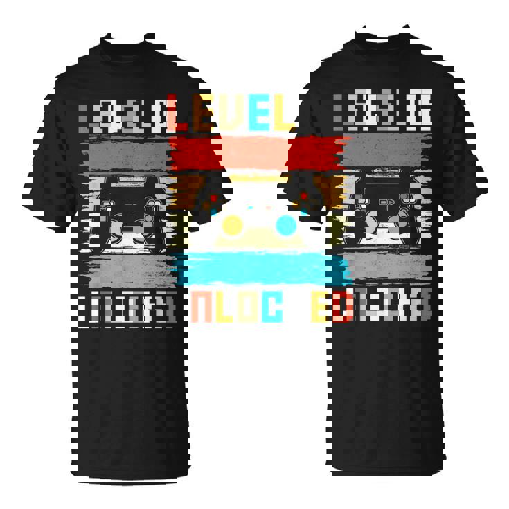Nivel 6 Desbloqueado 6º Cumpleaños Gamer Regalos 6 Años Regalo Camiseta unisex
