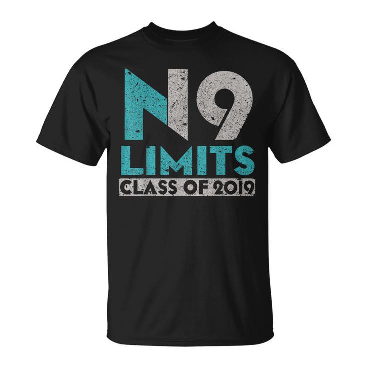 No Limits Class Of 2019 High School Graduation T T-Shirt