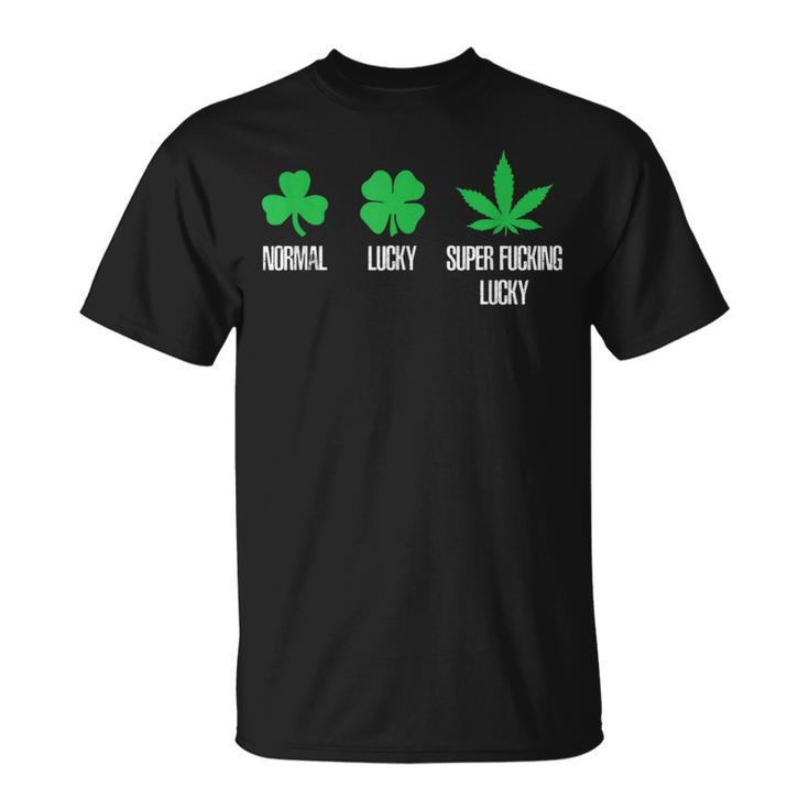 Normal Lucky Super Lucky Weed 420 T-Shirt