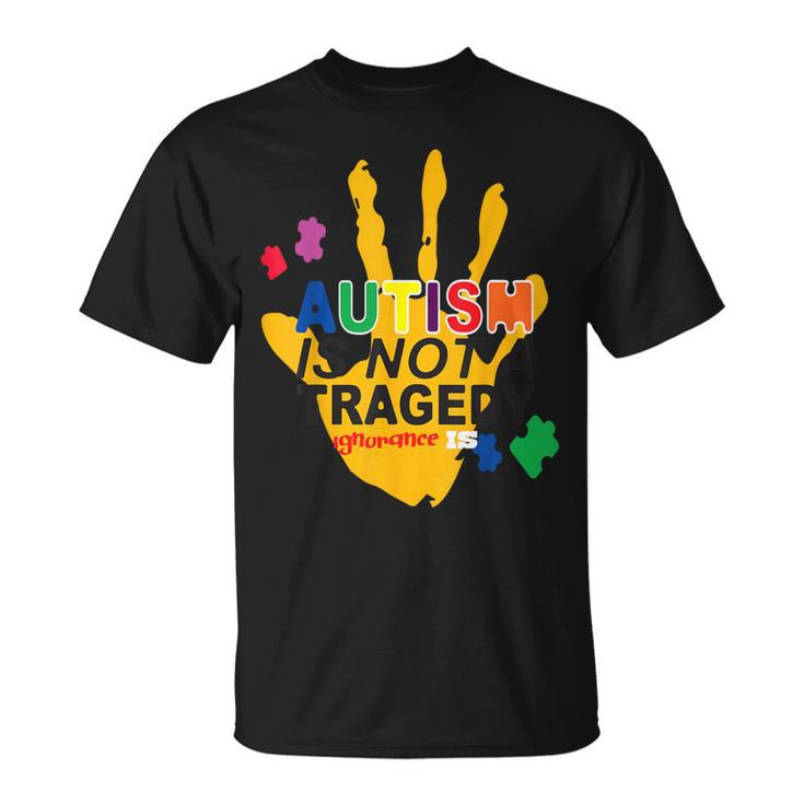 Not A Tragedy Saying Inspirational Autism Awareness T-Shirt