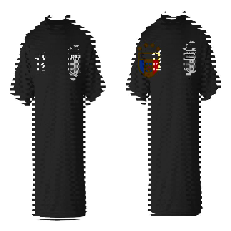 Numéro 12 De Roumanie Maillot Numéro 12 T-Shirt