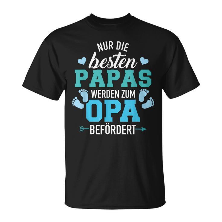 Nur Die Besten Papas Werden Zum Opa Befördert T-Shirt