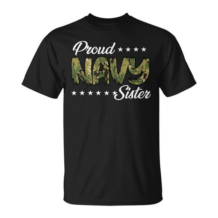 Nwu Bold Proud Navy Sister T-Shirt