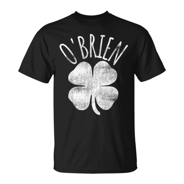 O'brien St Patrick's Day Irish Family Last Name Matching T-Shirt