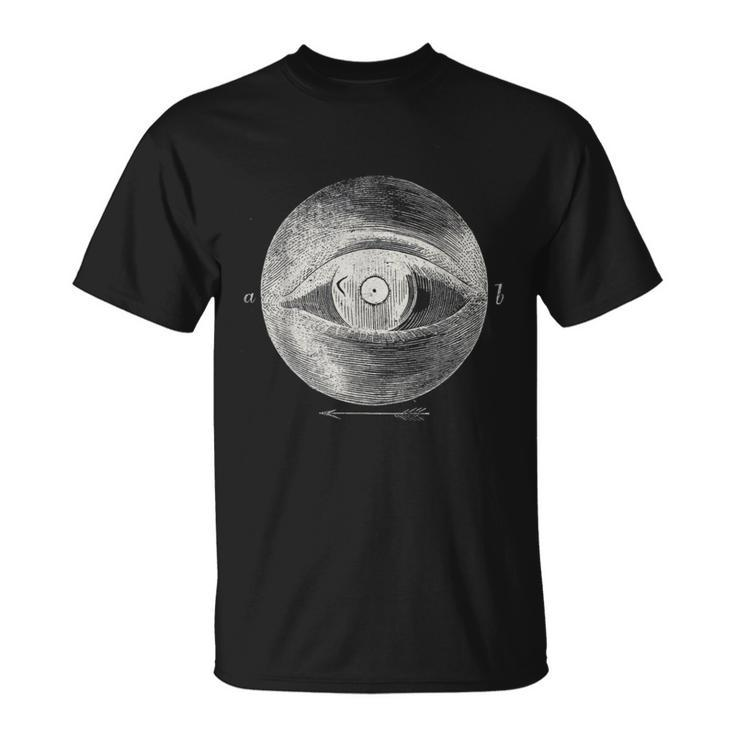 Occult Eye Psychedelic Dark Gothic Vintage T-Shirt